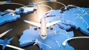 Como Funcionam as Rotas Aéreas e Por Que os Aviões Não Voam em Linha Reta?